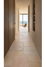 Maison Leon Van den Bogaert Authentic Burgundy Limestone Opus Romain Floor – Random Medieval French Stone Tiles