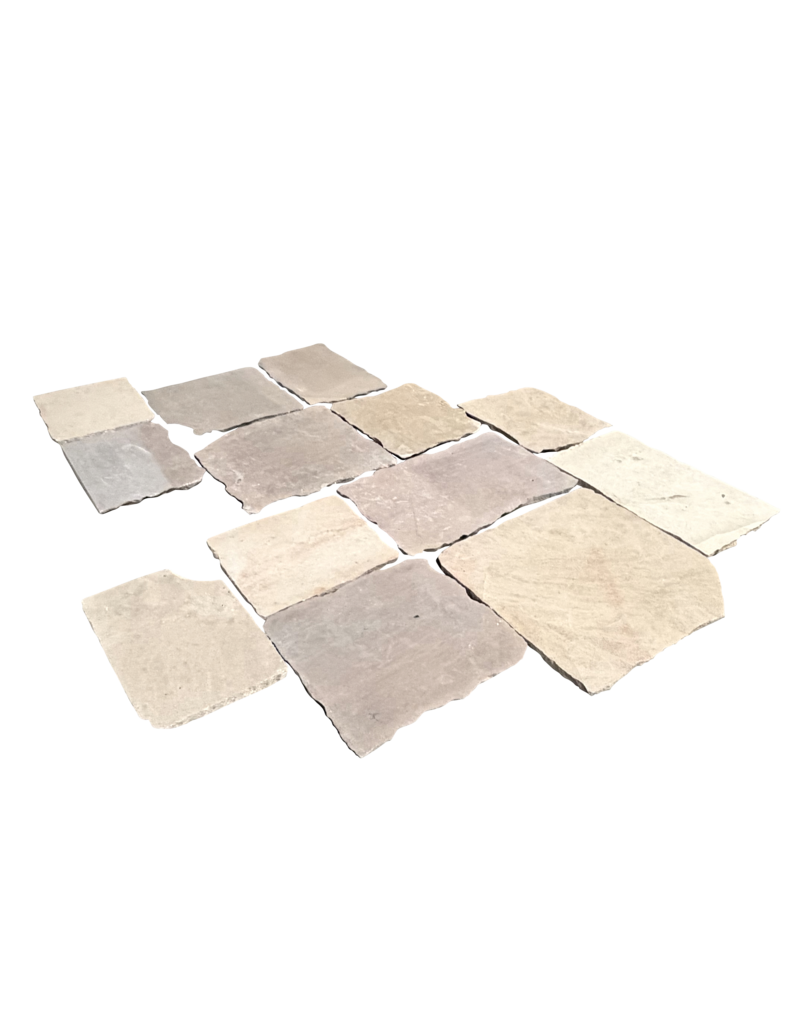 Maison Leon Van den Bogaert Authentischer Burgunder Kalksteinboden – unregelmäßige mittelalterliche Natursteinplatten