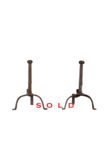 Maison Leon Van den Bogaert Extra Heavy Andiron — 45 cm High