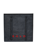 Maison Leon Van den Bogaert Blacked cast iron Kaminplatte