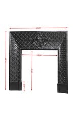 Maison Leon Van den Bogaert Gietijzeren binnenkader in Franse stijl met mascaron — 117,5 cm