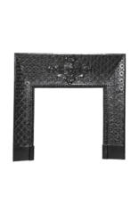 Maison Leon Van den Bogaert Marco interior de chimenea de hierro con mascarón — 117,5 cm