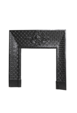 Maison Leon Van den Bogaert French-Style Cast-Iron Fireplace Inner Frame — 117.5 cm