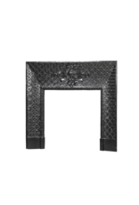 Maison Leon Van den Bogaert Gietijzeren binnenkader in Franse stijl met mascaron — 117,5 cm