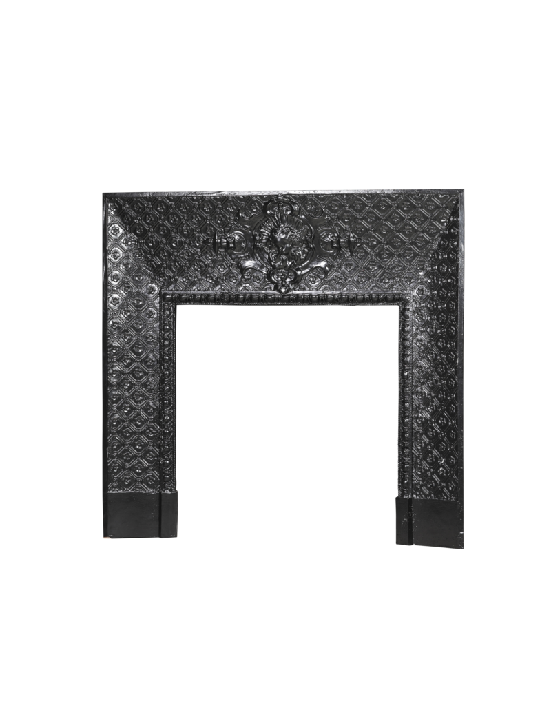 Maison Leon Van den Bogaert Gietijzeren binnenkader in Franse stijl met mascaron — 117,5 cm