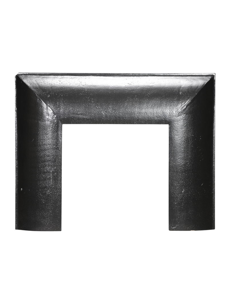 Maison Leon Van den Bogaert Marco interior de chimenea de hierro con roseta y follaje — 129 cm