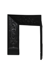 Maison Leon Van den Bogaert Marco interior de chimenea con medallones y aves — 96 cm