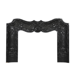 Maison Leon Van den Bogaert Rococo Cast Iron Fireplace Inner Frame – 122.5 cm