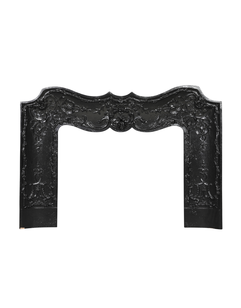 Maison Leon Van den Bogaert Marco interior de chimenea de hierro fundido Luis XV – 122,5 cm