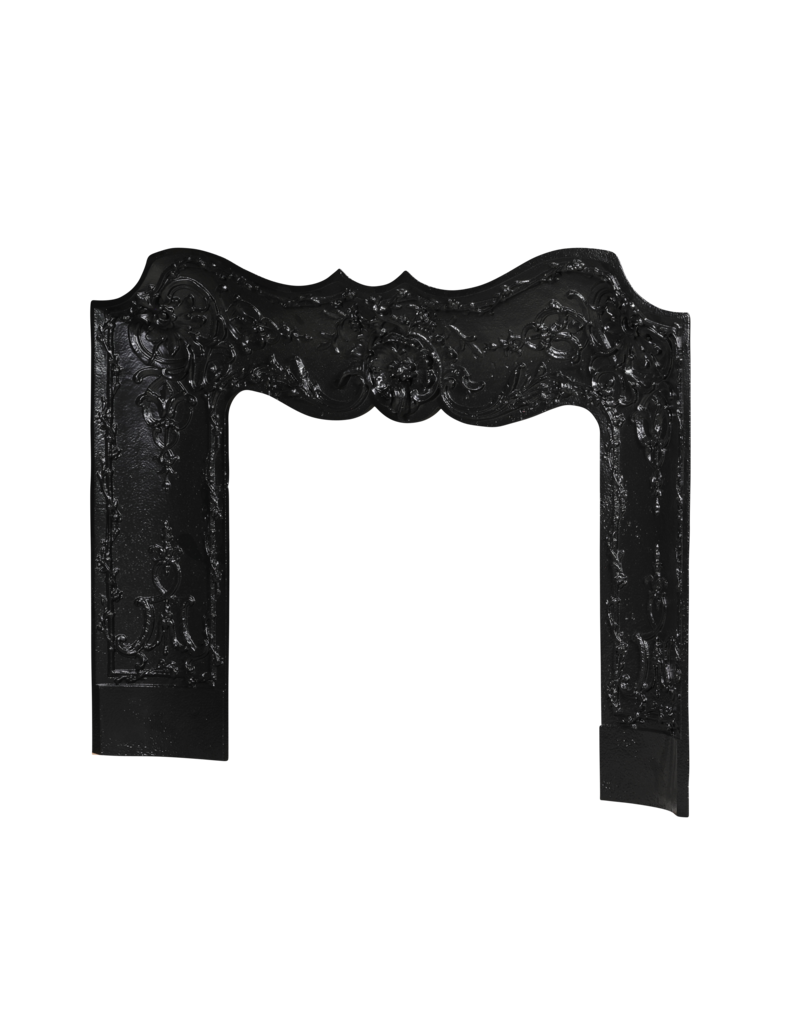Maison Leon Van den Bogaert Marco interior de chimenea de hierro fundido Luis XV – 122,5 cm