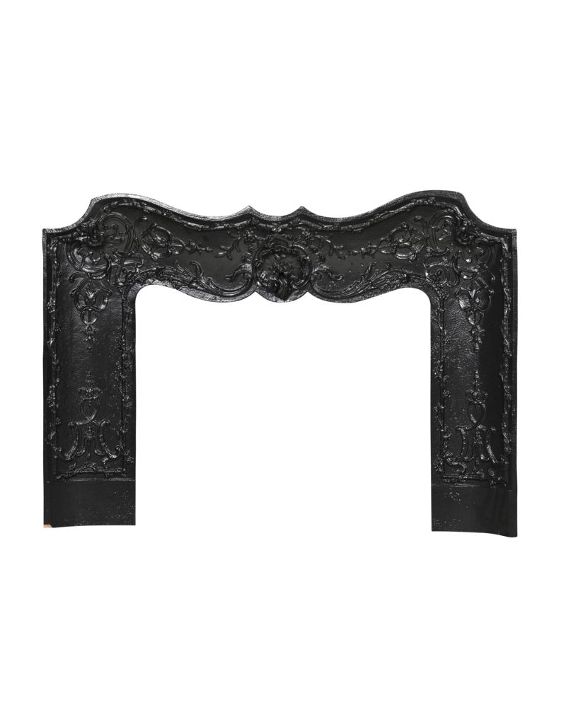 Maison Leon Van den Bogaert Marco interior de chimenea de hierro fundido Luis XV – 122,5 cm