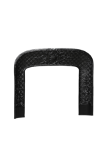 Maison Leon Van den Bogaert Marco interior de chimenea con roseta y rombos en hierro – 94,5 cm
