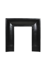 Maison Leon Van den Bogaert Old Cast Iron Fireplace Inner Frame with Beaded Borders – 92 cm