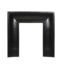 Maison Leon Van den Bogaert Cast Iron Fireplace Inner Frame with Beading – 92 cm