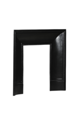 Maison Leon Van den Bogaert Contrecœur ancien en fonte à panneaux unis et perles – 92 cm