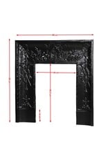 Maison Leon Van den Bogaert Contrecœur en fonte de style Louis XVI, 86 cm, à décor musical