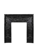 Maison Leon Van den Bogaert Kamininnenrahmen aus Gusseisen, 86 cm, im Louis-XVI-Stil