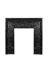 Maison Leon Van den Bogaert Louis XVI Style Cast Iron Fireplace Inner Frame, 86 cm