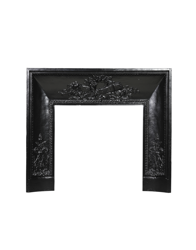 Maison Leon Van den Bogaert Kamininnenrahmen aus Gusseisen, 101 cm, im Directoire-Stil