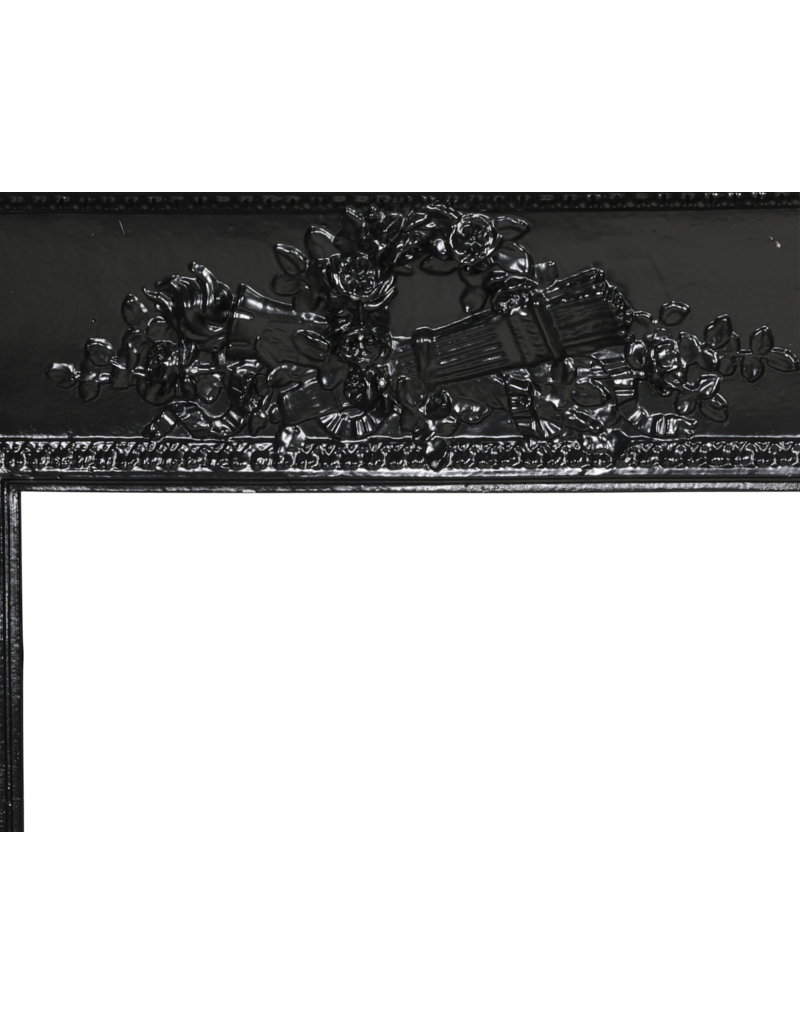 Maison Leon Van den Bogaert Kamininnenrahmen aus Gusseisen, 101 cm, im Directoire-Stil
