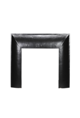 Maison Leon Van den Bogaert Cast Iron Fireplace Inner Frame, 102 cm, with Diamond Pattern