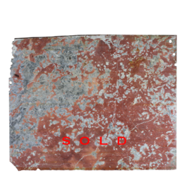Maison Leon Van den Bogaert Plaque en Marbre Rouge Antique de Caunes