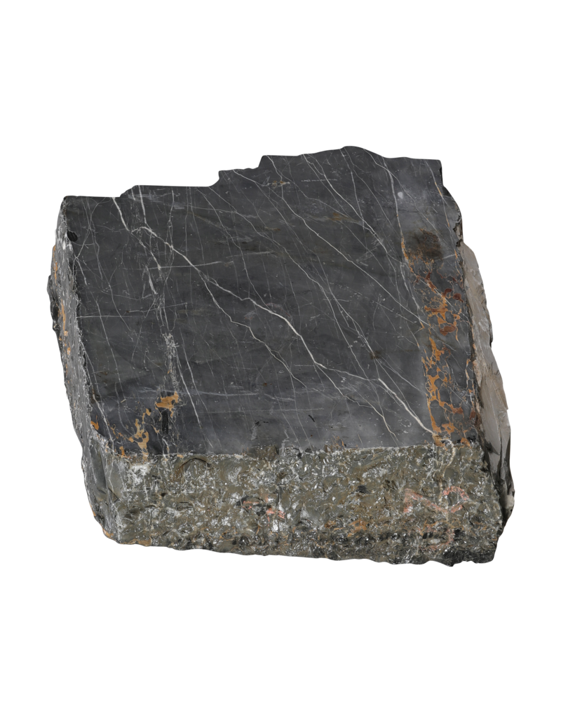 Maison Leon Van den Bogaert Bloque de mármol Port d'Or del siglo XVIII con vetas doradas