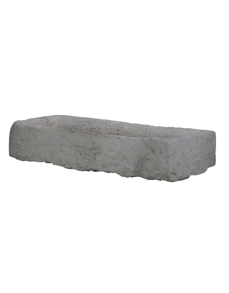 Maison Leon Van den Bogaert Oude Franse natuurstenen trog – authentieke lavabo, wastafel of planter