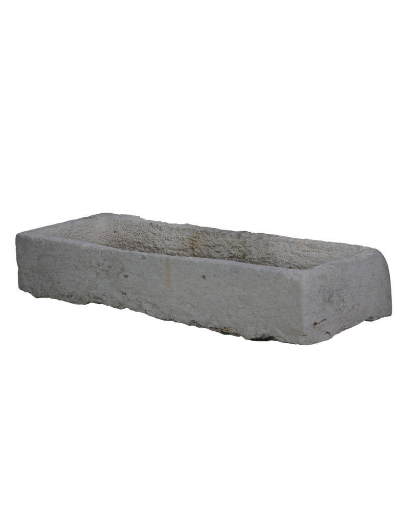 Maison Leon Van den Bogaert Oude Franse natuurstenen trog – authentieke lavabo, wastafel of planter