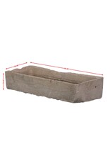 Maison Leon Van den Bogaert Franse Buxy stenen plantenbak – handgekapt natuursteen 128 cm