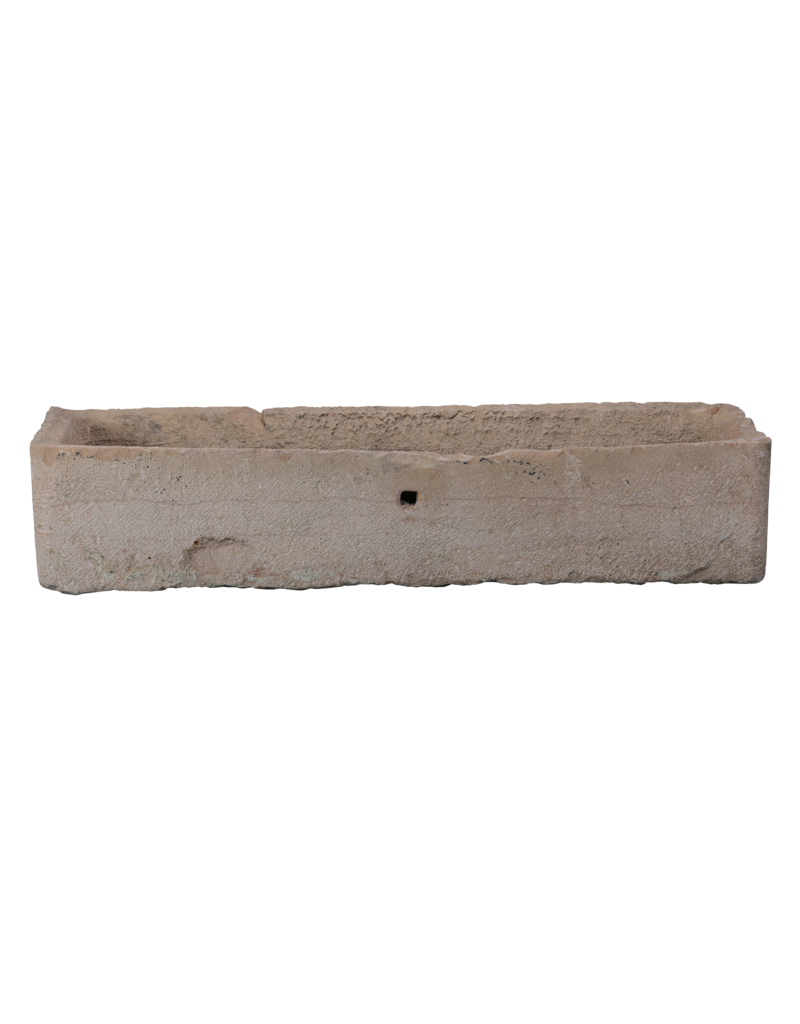 Maison Leon Van den Bogaert Auge — Jardinière en pierre de Buxy – pierre naturelle taillée à la main 128 cm