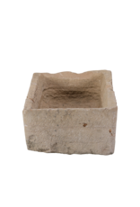 Maison Leon Van den Bogaert Jardinera francesa de piedra Buxy – piedra natural tallada a mano 128 cm