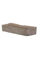 Maison Leon Van den Bogaert Jardinera francesa de piedra Buxy – piedra natural tallada a mano 128 cm