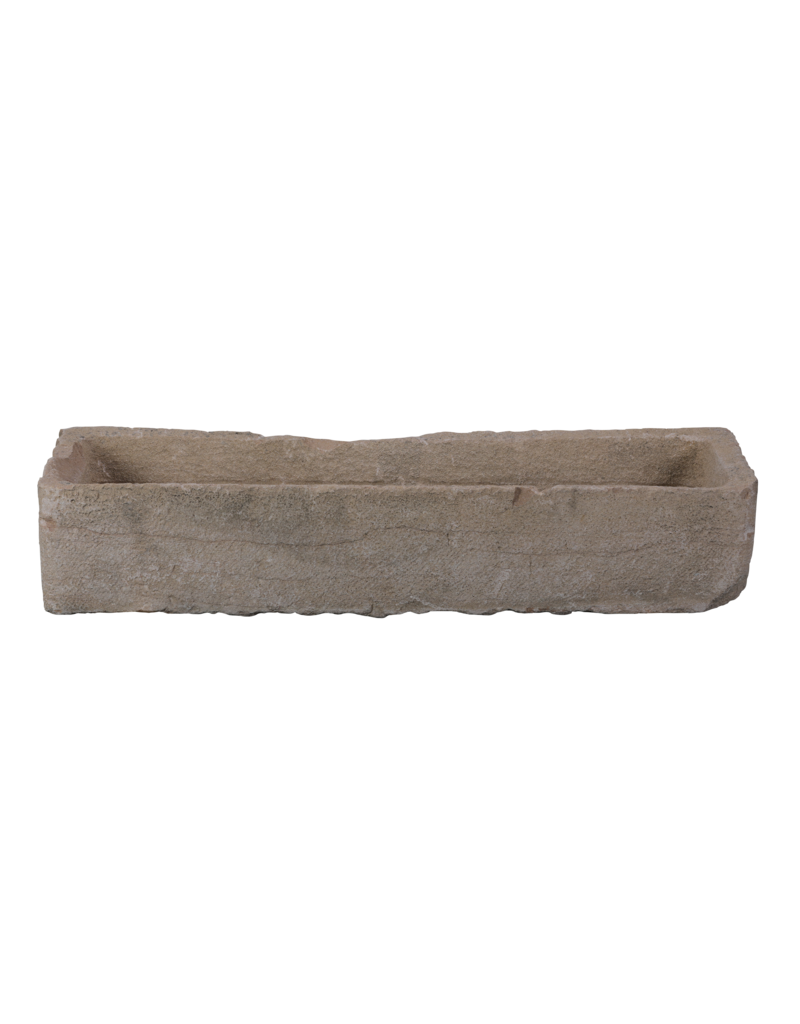 Maison Leon Van den Bogaert Französischer Buxy-Stein Pflanztrog – handbearbeiteter Naturstein 128 cm