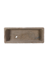 Maison Leon Van den Bogaert Franse Buxy stenen plantenbak – handgekapt natuursteen 128 cm