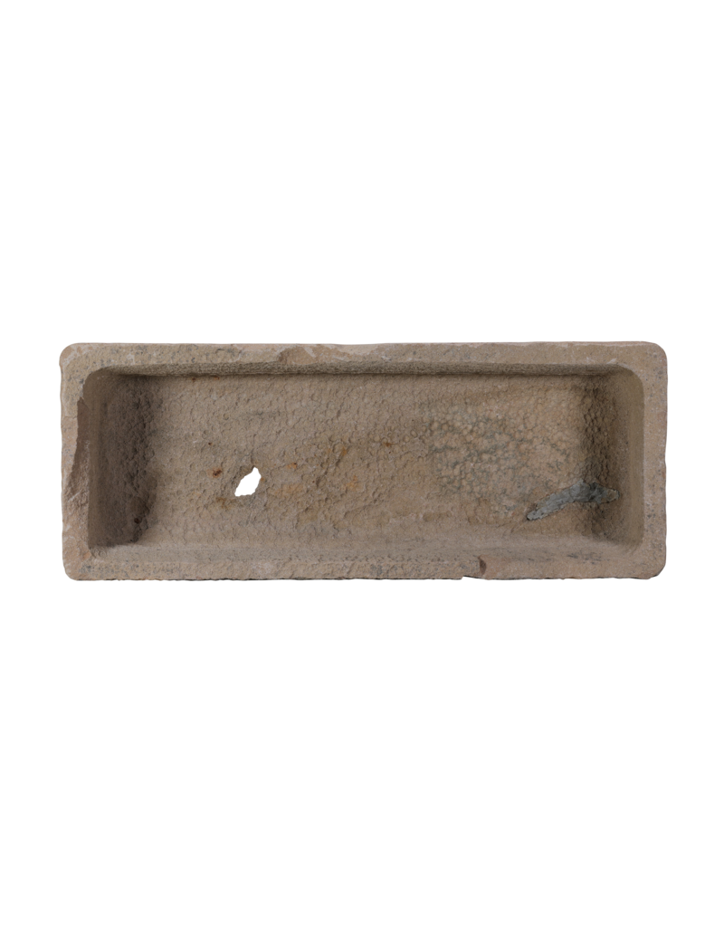 Maison Leon Van den Bogaert Jardinera francesa de piedra Buxy – piedra natural tallada a mano 128 cm