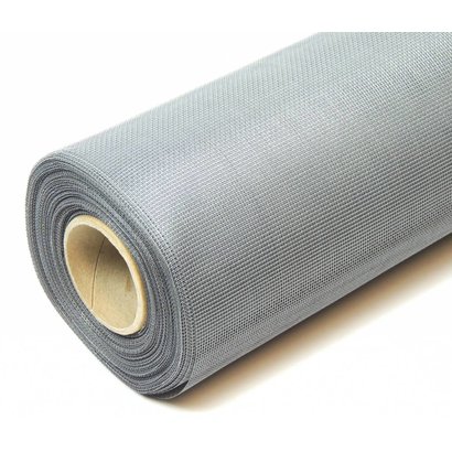 Fliegengitter Gewebe Gaze 1,2 m x 10,0 m grau