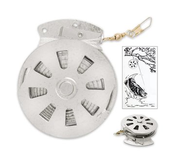 Overige Merken Yoyo Reel Flat Trigger - Stainless Steel - Automatic Fishing Rod