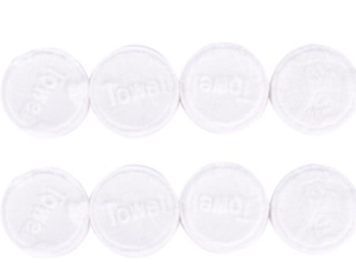 BonQ BonQ Compressed Towel - 10 pieces in pill form - 21x25cm