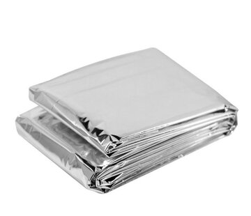 BonQ BonQ Nooddeken - Zilver - 130x210