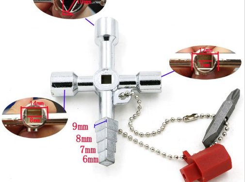 BonQ BonQ Universele Sleutel - 6 in 1 - Multitool