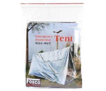 Fosco Fosco Emergency Tent - Zilver - 243x152cm