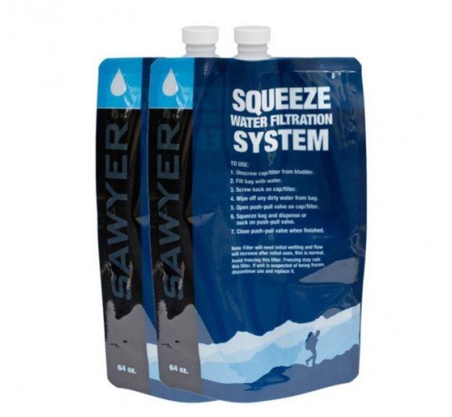 Sawyer 2L Squeezable pouch (2 stuks)