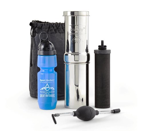 Berkey Waterfilters Berkey Go Kit Water Filter - For Travel - 3.8 liters per hour
