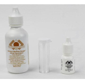 Berkey Waterfilters Biofilm druppels  60ml -  Zilver & koper Inoden - Voorkomt alggroei