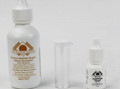 Berkey Waterfilters Biofilm drops - Silver & Coper Inoden - Prevents algae growth