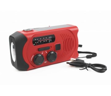 Totle Totle Noodradio Essential Plus - 2000 mAh - Zonnepaneel - Opwindbaar