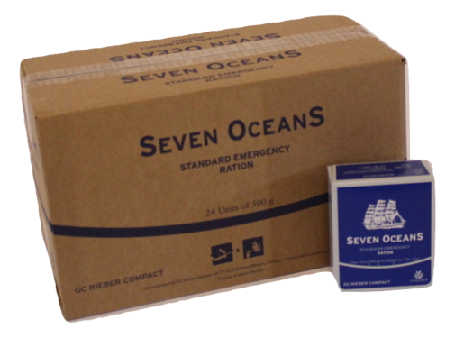 GC Rieber Compact Seven Oceans - Noodrantsoen - 2500 Calorieën - hele doos met 24 stuks