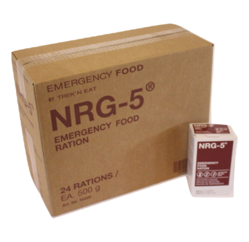 MSI NRG-5 - Noodrantsoen - 2300 kcal - Vegan - Hele Doos met  24 stuks