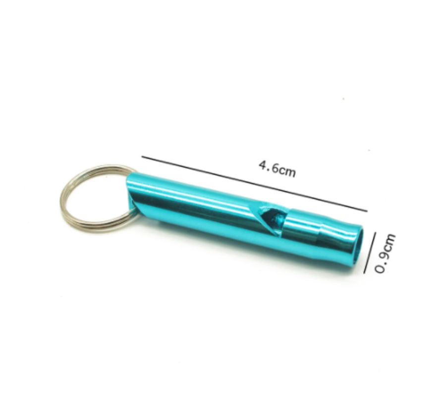 BonQ Emergency Flute - Aluminum - With Keyring